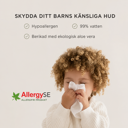 hypoallergena våtservetter (10x60 st)